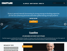 Tablet Screenshot of coastline.fi